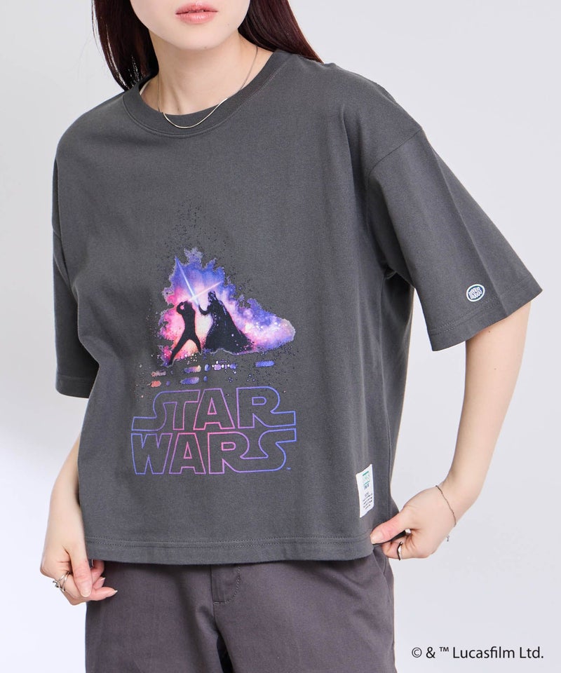 【DISCUS】『STAR WARS』/ ショート丈Tシャツ レディース メール便 対応商品商品画像-2