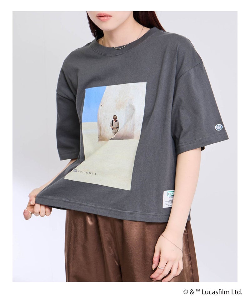 【DISCUS】『STAR WARS』/ ショート丈Tシャツ レディース メール便 対応商品商品画像-3