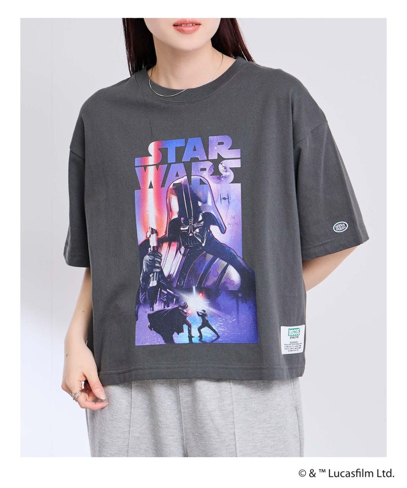 【DISCUS】『STAR WARS』/ ショート丈Tシャツ レディース メール便 対応商品商品画像-4