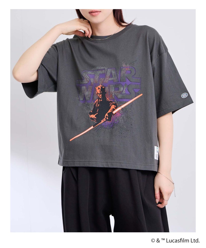 【DISCUS】『STAR WARS』/ ショート丈Tシャツ レディース メール便 対応商品商品画像-5