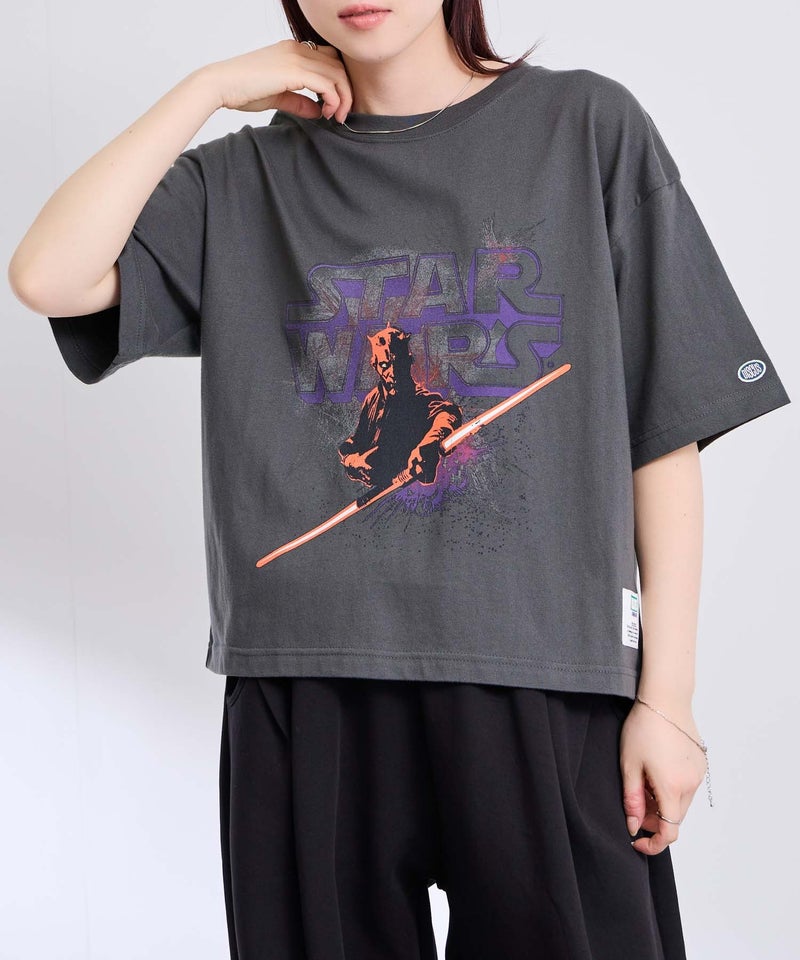 【DISCUS】『STAR WARS』/ ショート丈Tシャツ レディース メール便 対応商品商品画像-5