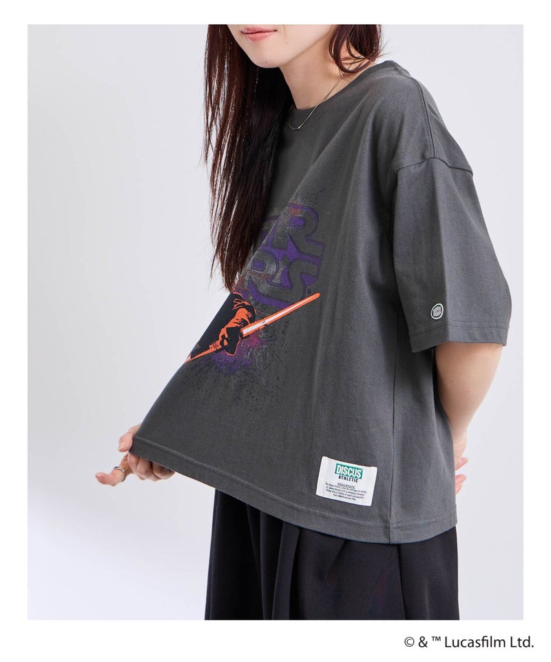 【DISCUS】『STAR WARS』/ ショート丈Tシャツ レディース メール便 対応商品商品画像-6