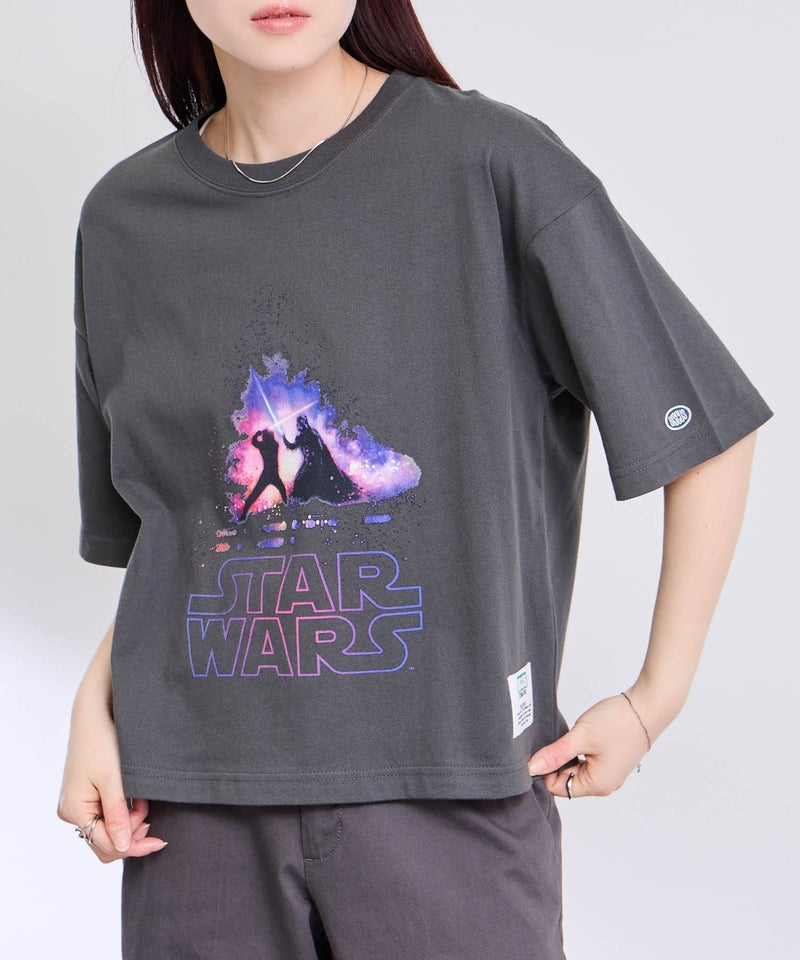 【DISCUS】『STAR WARS』/ ショート丈Tシャツ レディース メール便 対応商品商品画像-11