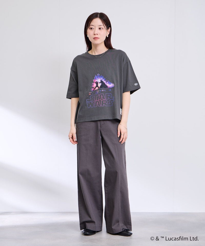 【DISCUS】『STAR WARS』/ ショート丈Tシャツ レディース メール便 対応商品商品画像-12
