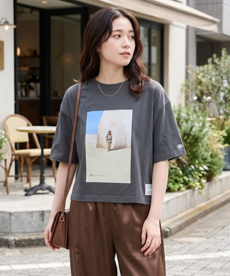 【DISCUS】『STAR WARS』/ ショート丈Tシャツ レディース メール便 対応商品商品画像-39