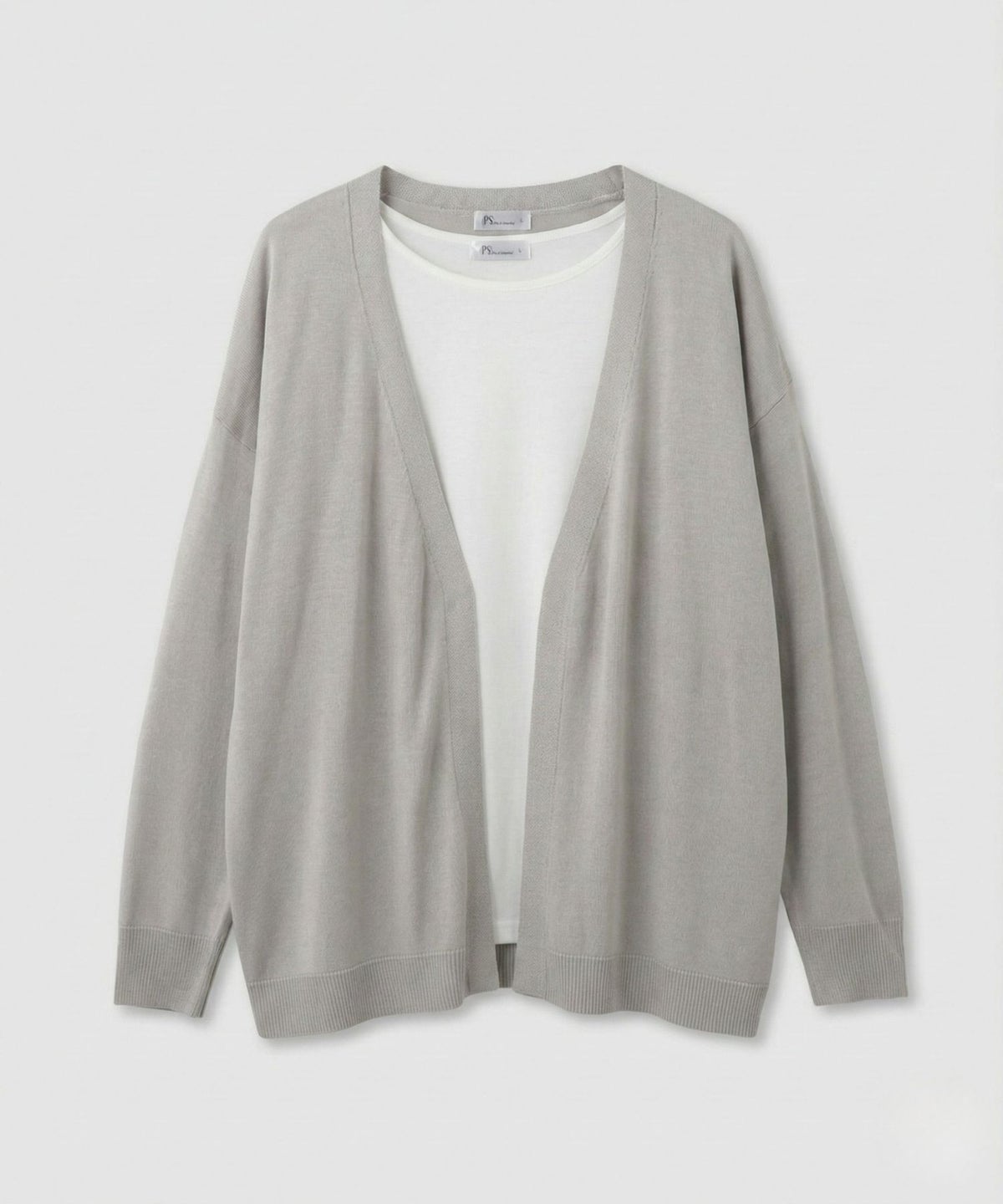 [期間限定価格]Free Nature トッパーカーディガン＆Tシャツアンサンブル レディース