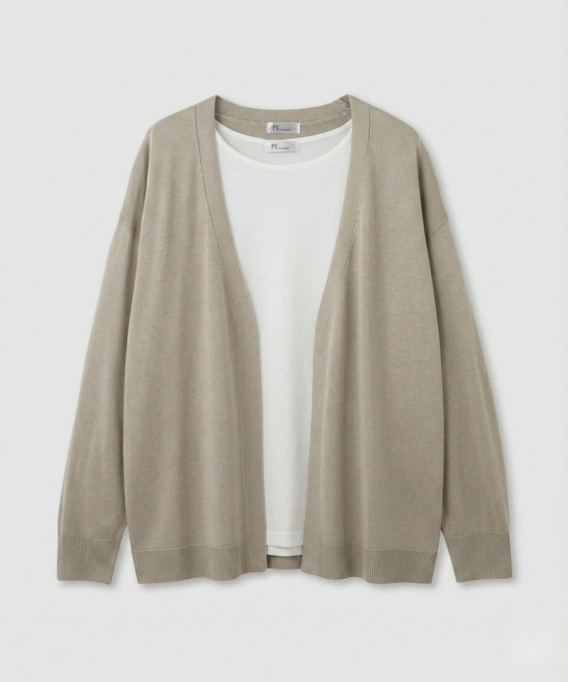 [期間限定価格]Free Nature  トッパーカーディガン＆Tシャツアンサンブル レディース商品画像-4