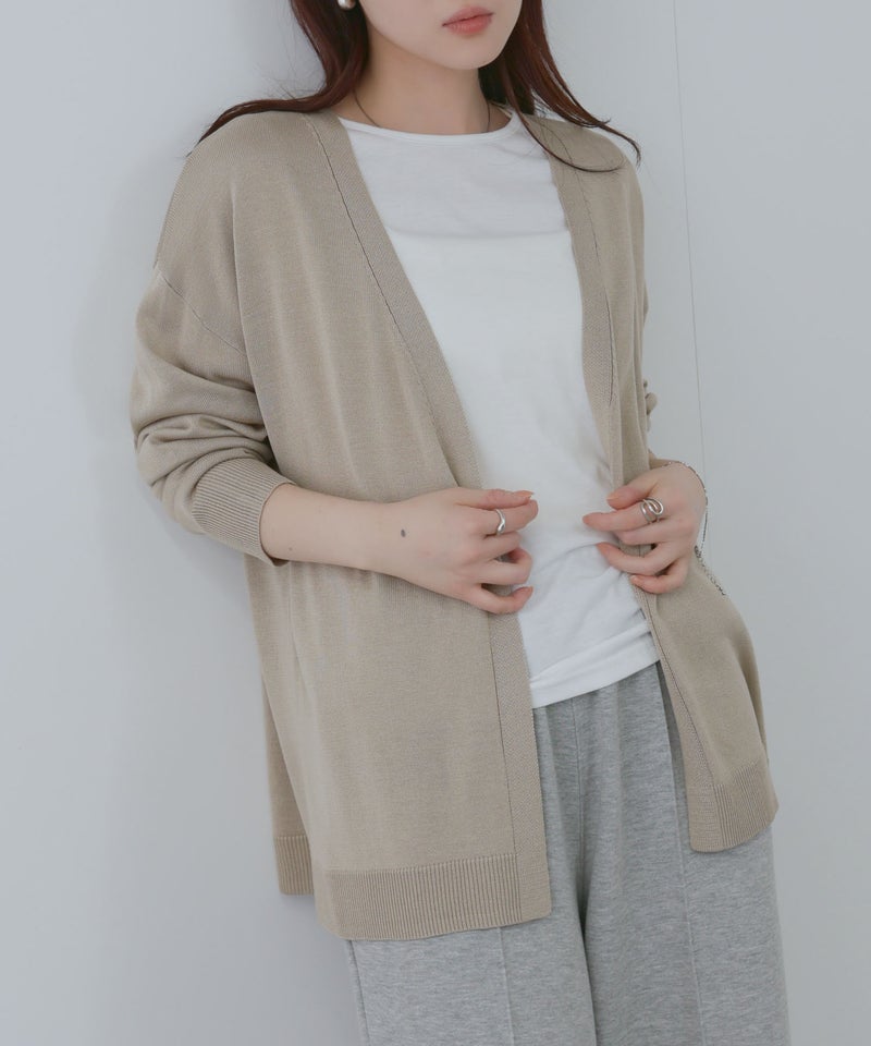 [期間限定価格]Free Nature  トッパーカーディガン＆Tシャツアンサンブル レディース商品画像-4