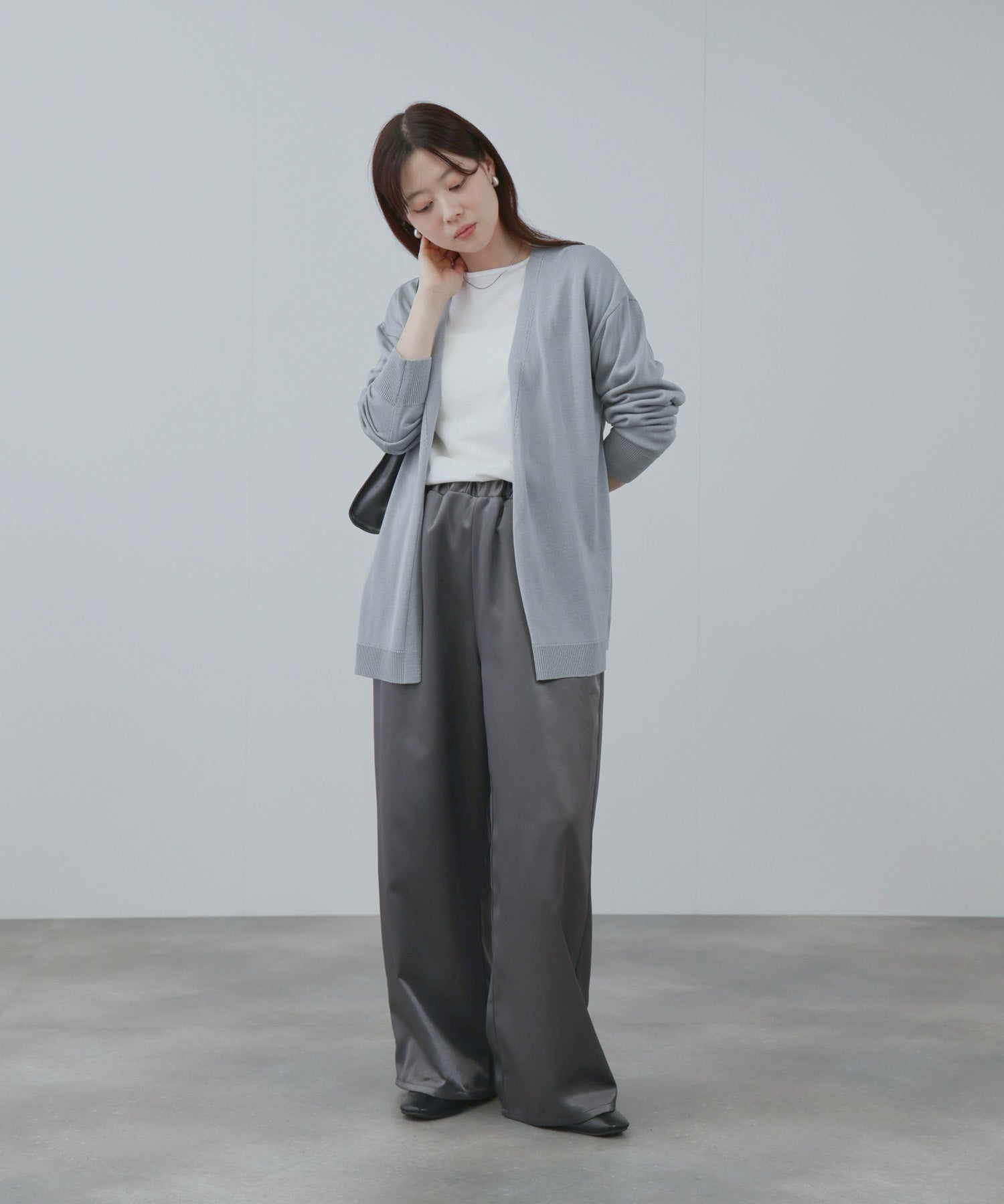 Free Nature トッパーカーディガン＆Tシャツアンサンブル レディース