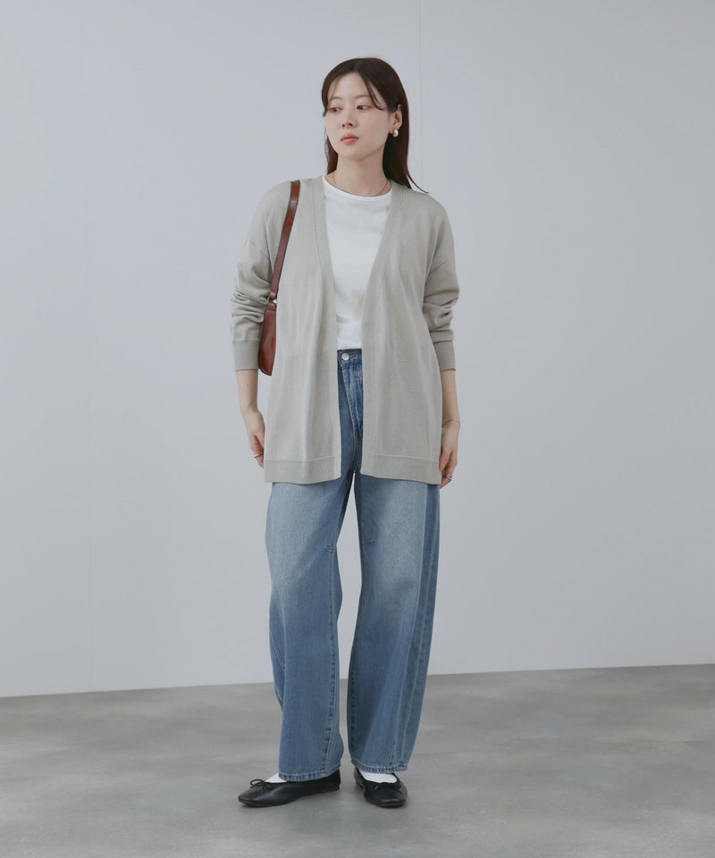 [期間限定価格]Free Nature  トッパーカーディガン＆Tシャツアンサンブル レディース商品画像-12