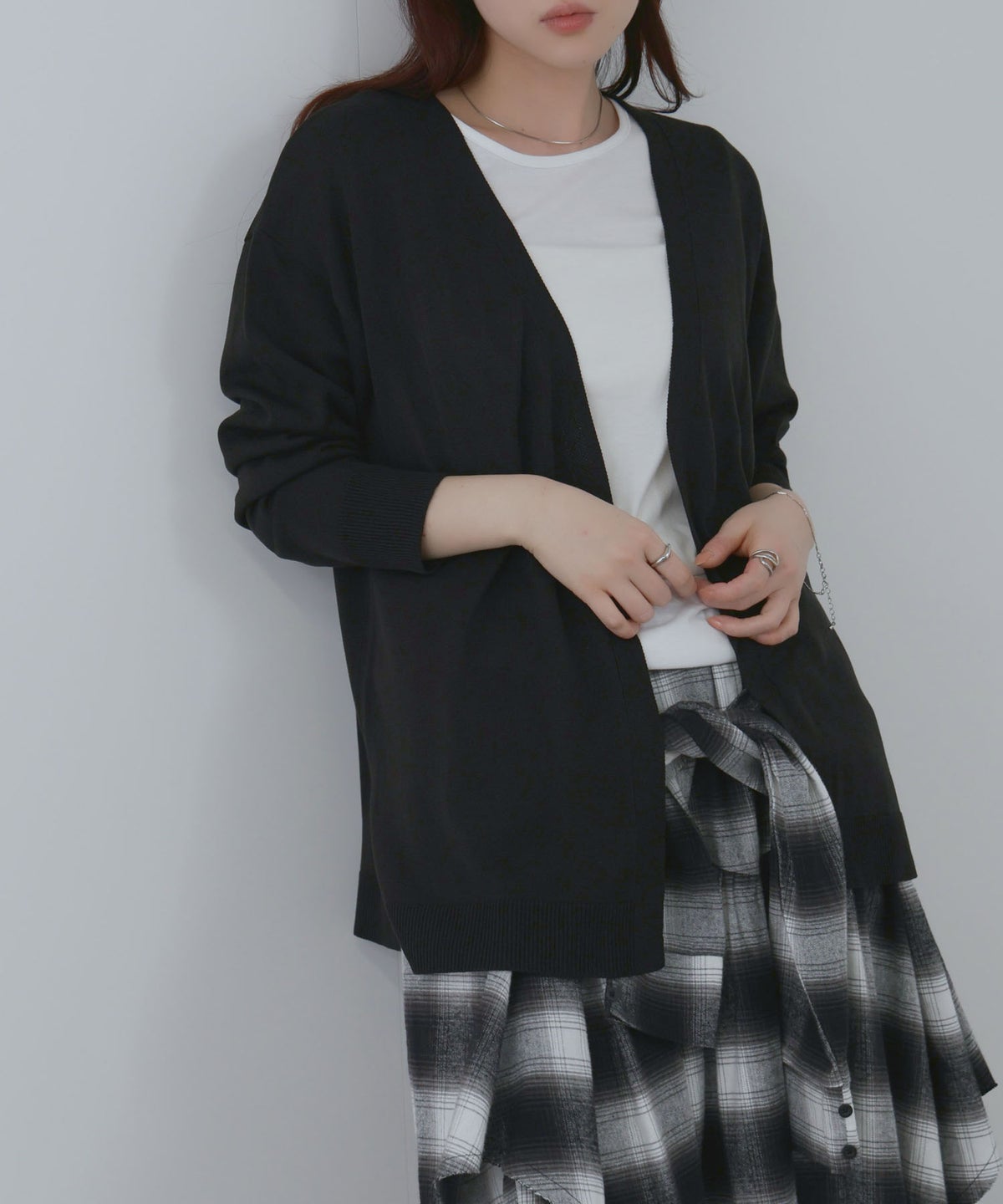 [期間限定価格]Free Nature トッパーカーディガン＆Tシャツアンサンブル レディース