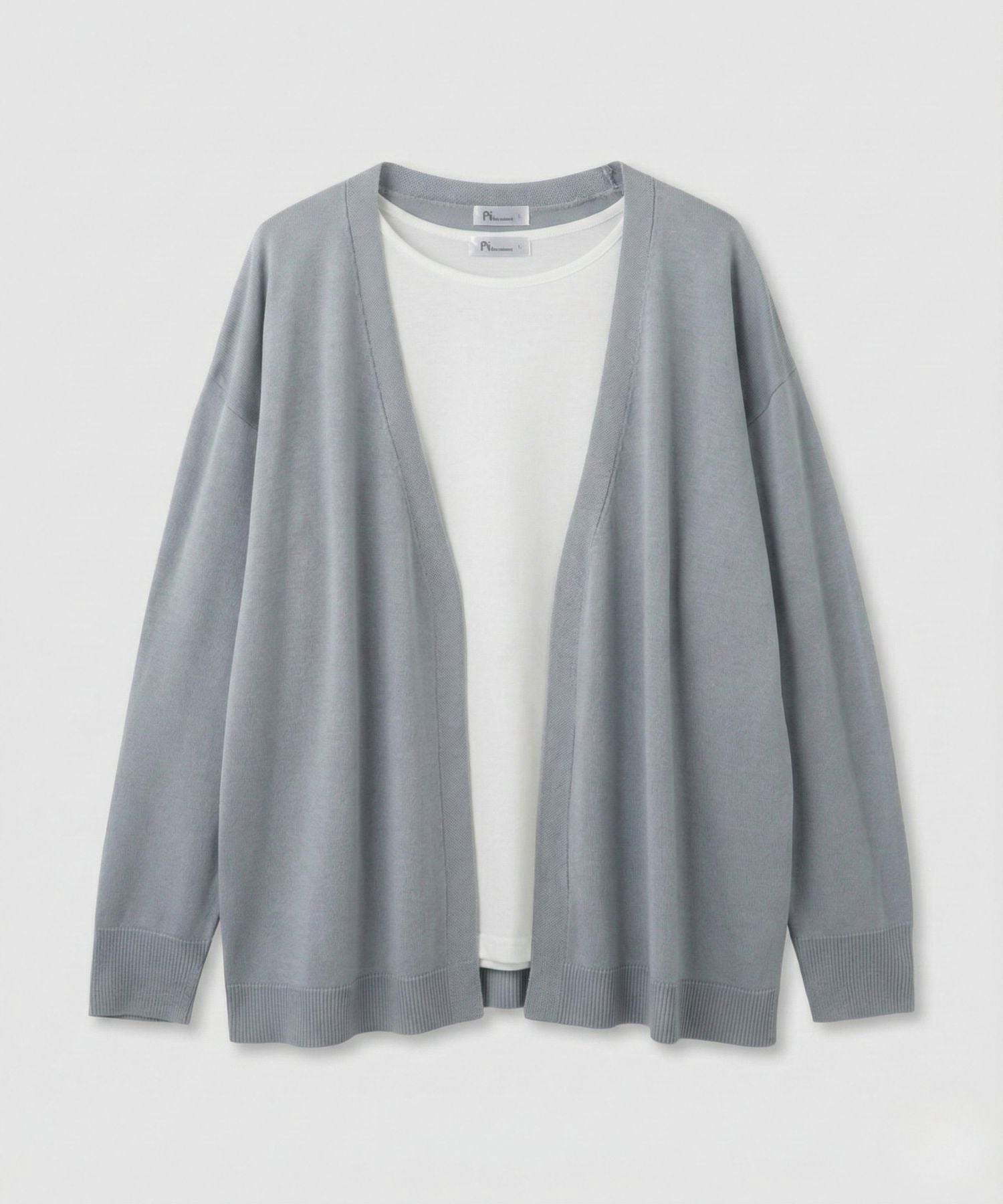 Free Nature トッパーカーディガン＆Tシャツアンサンブル レディース