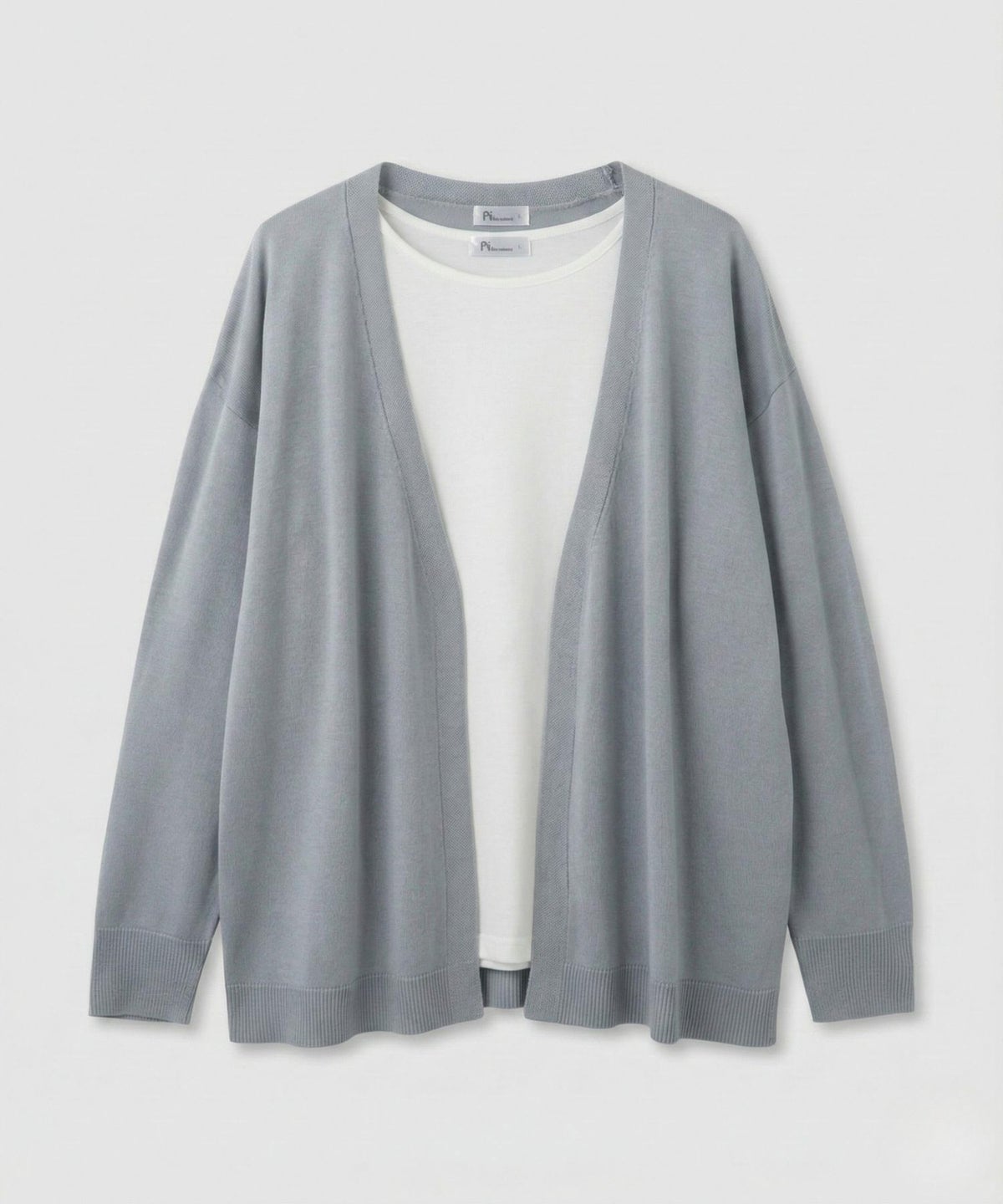 [期間限定価格]Free Nature トッパーカーディガン＆Tシャツアンサンブル レディース