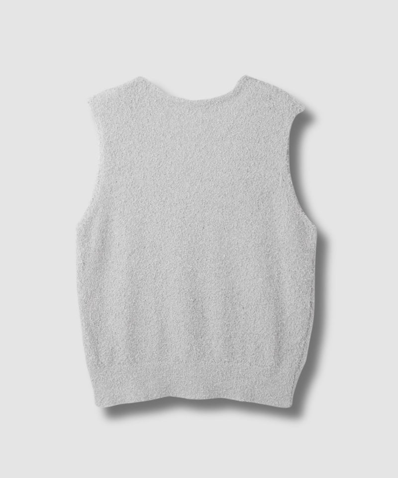 [期間限定価格]Free Nature  テープヤーンVネックニットベスト レディース商品画像-4