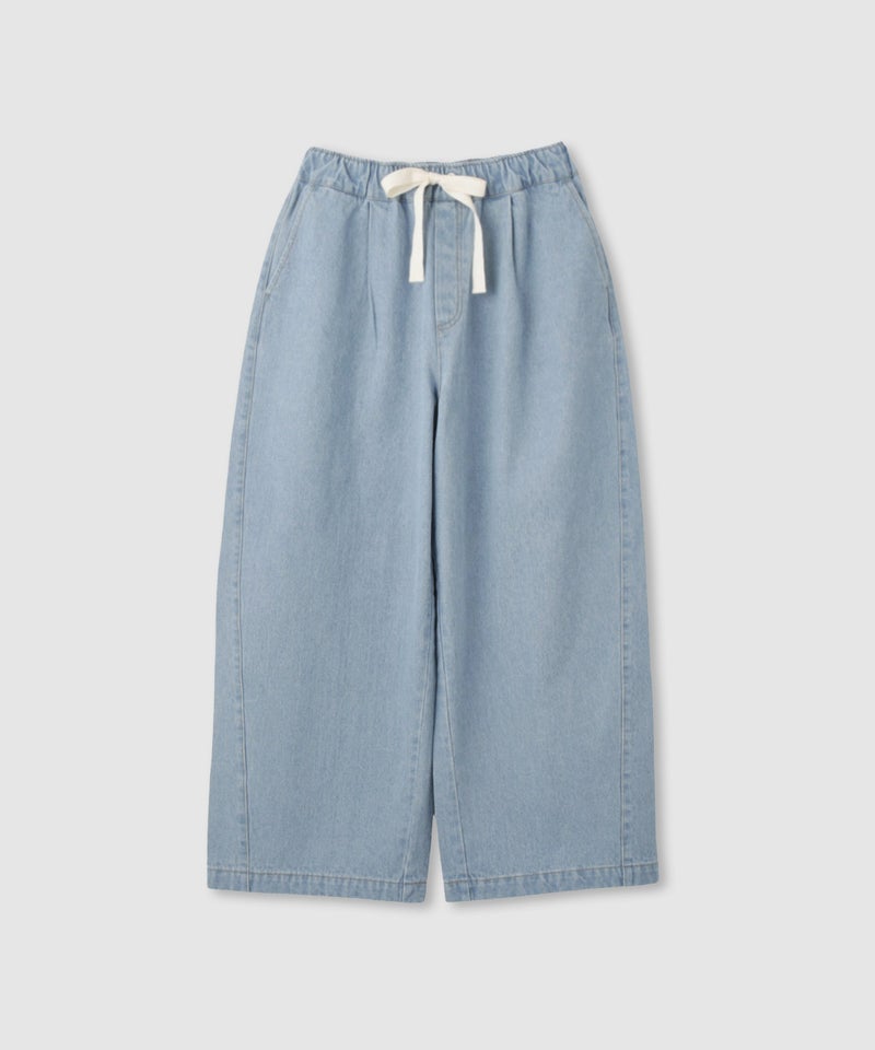 NAVY 11ozコットンデニム イージーバルーンワイドパンツ レディース商品画像-19