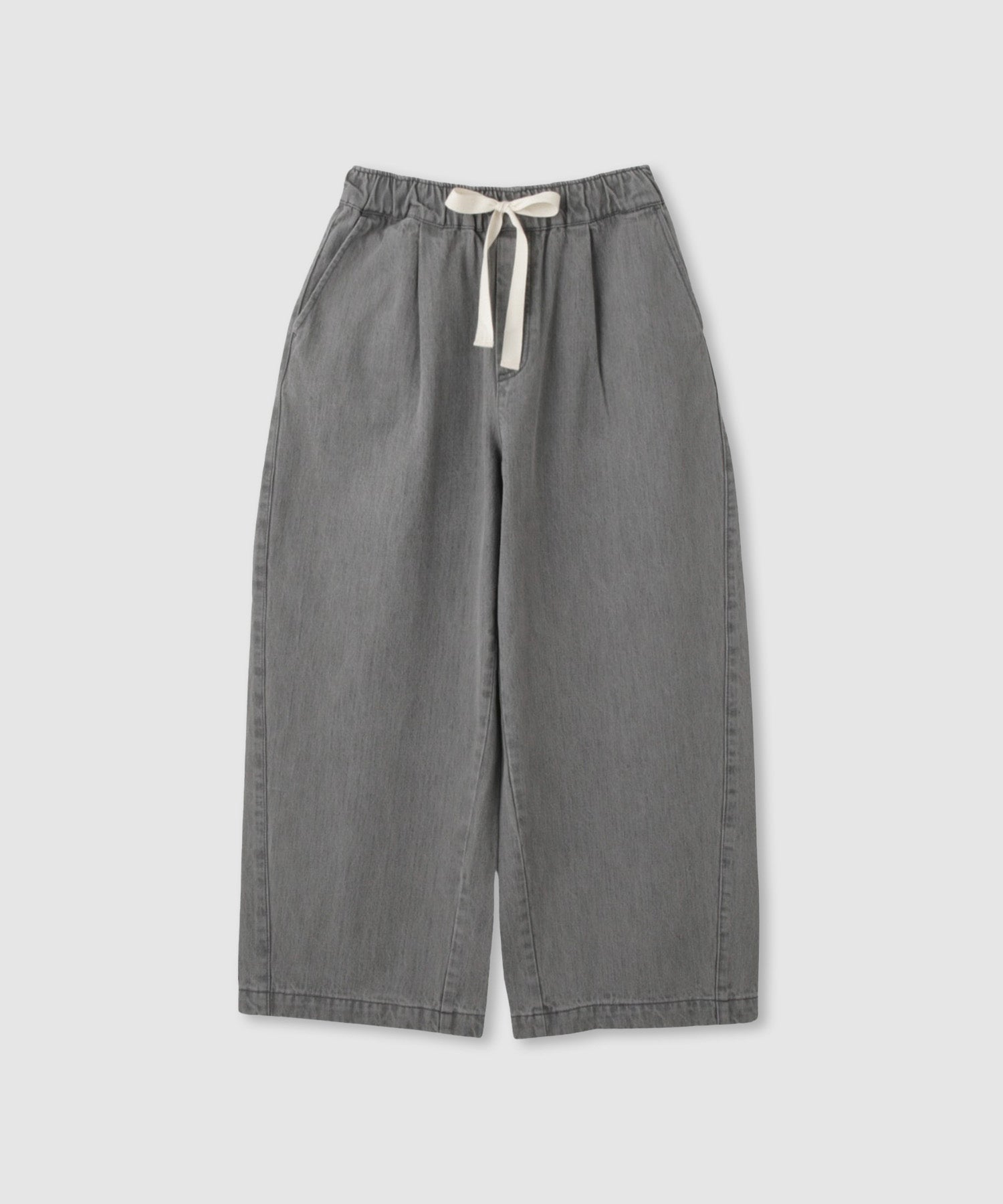 NAVY 11ozコットンデニム イージーバルーンワイドパンツ レディース