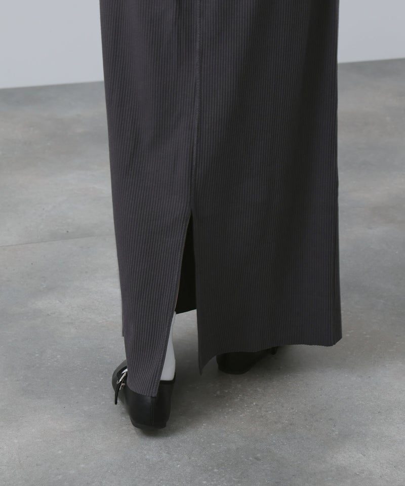 NAVY 針抜き テレコ Iラインスカート レディース商品画像-7