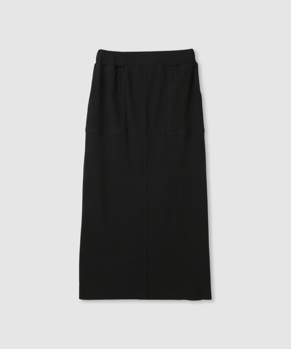 NAVY 針抜き テレコ Iラインスカート レディース