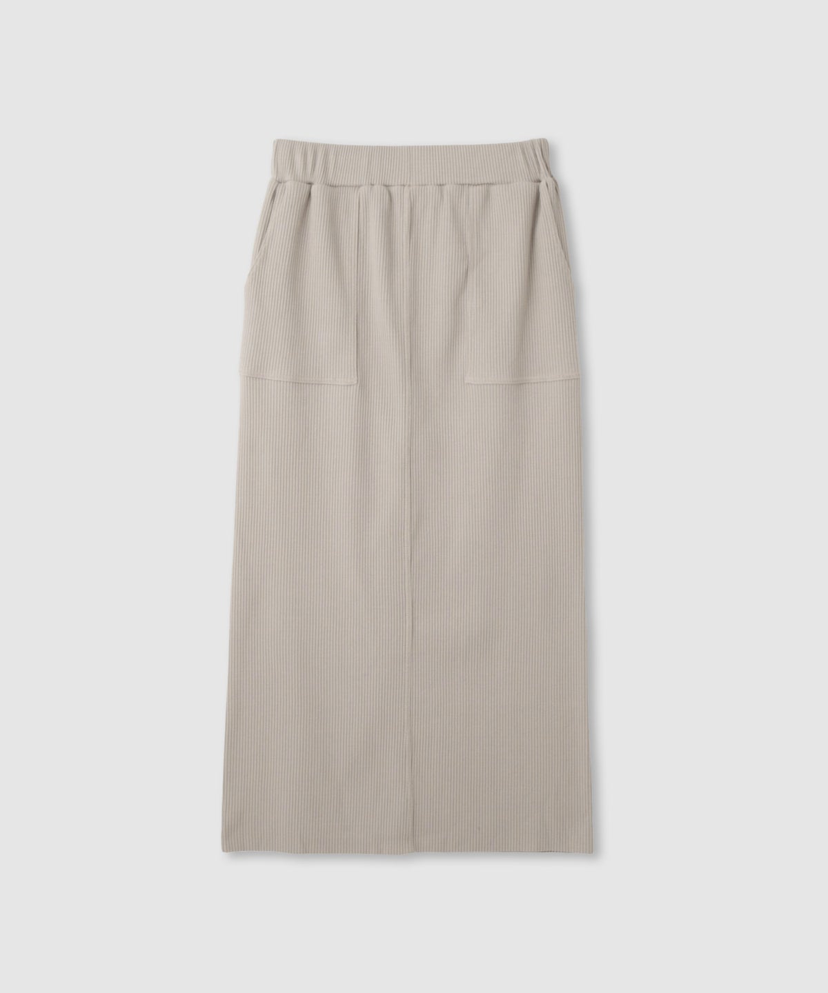 NAVY 針抜き テレコ Iラインスカート レディース