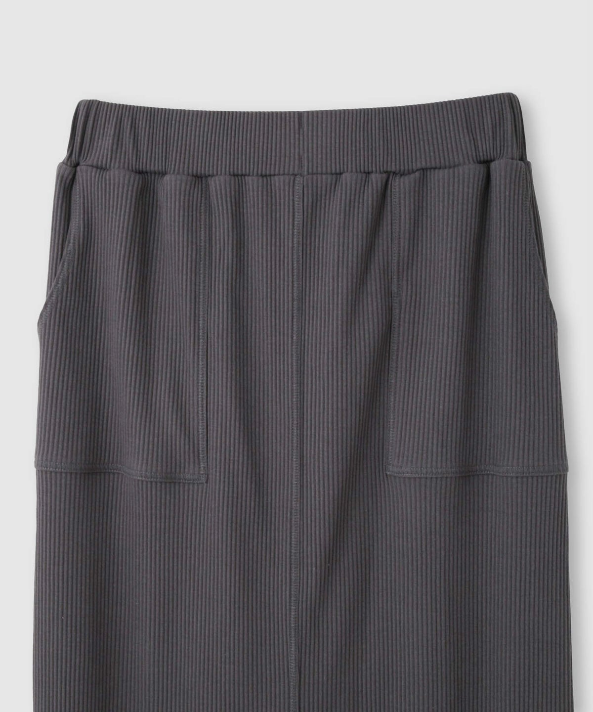 NAVY 針抜き テレコ Iラインスカート レディース