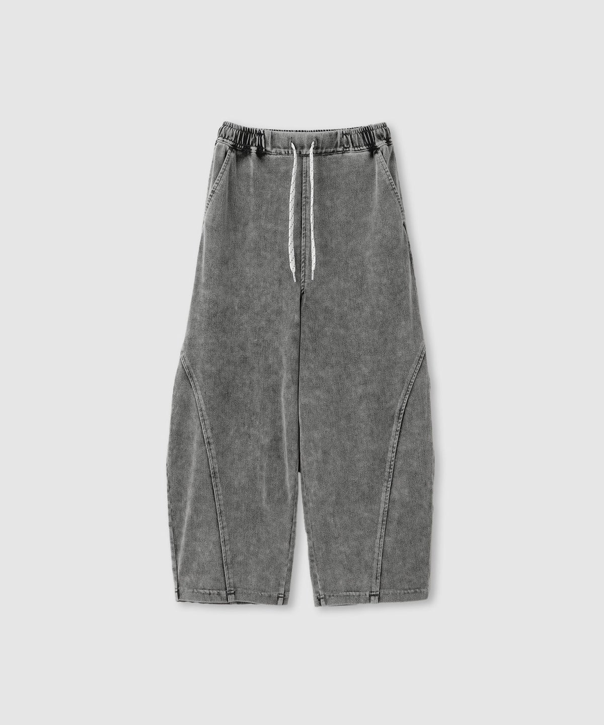 NAVY SARARI ニットデニム バレルレッグパンツ 冷感 ストレッチ性 キッズ