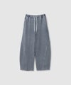 NAVY SARARI ニットデニム バレルレッグパンツ 冷感 ストレッチ性 キッズ商品サムネイル-2