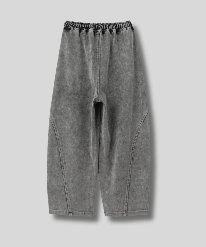 NAVY SARARI ニットデニム バレルレッグパンツ 冷感 ストレッチ性 キッズ商品画像-3