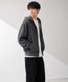 NAVY ブリーズデニム フルジップパーカー メンズ商品サムネイル-4