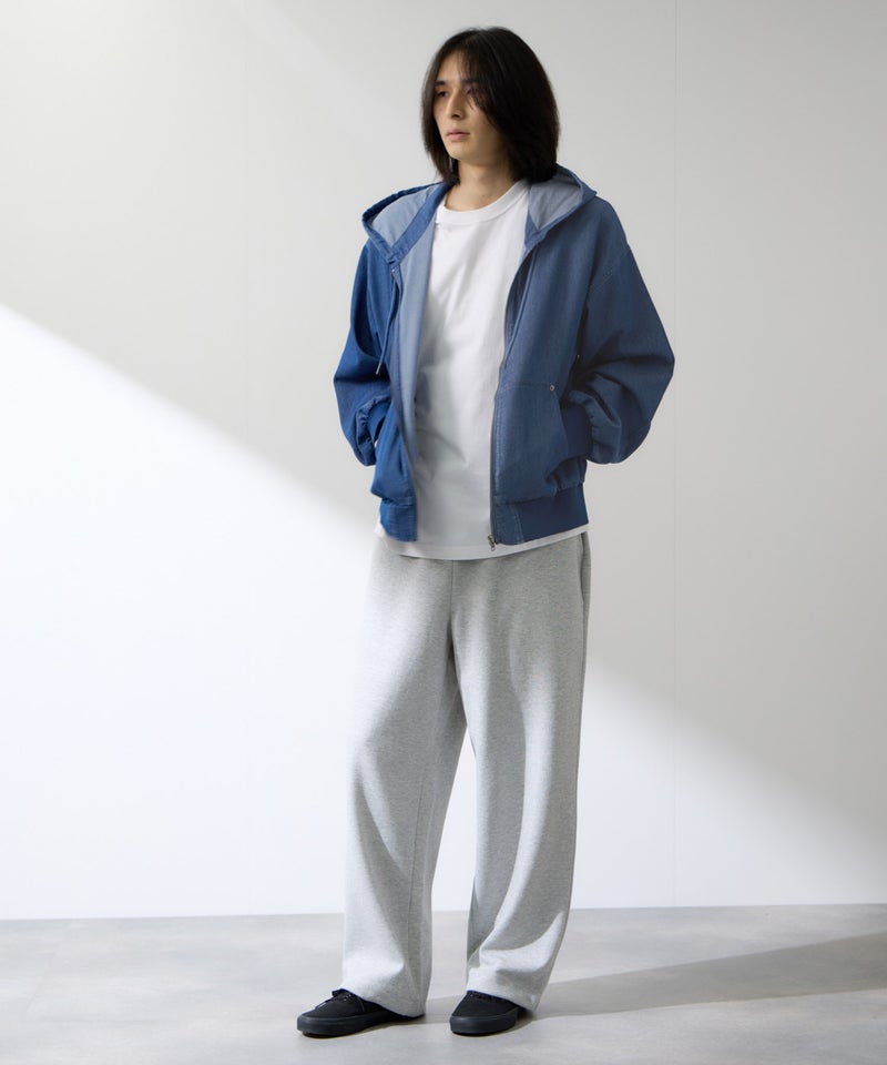 NAVY ブリーズデニム フルジップパーカー メンズ商品画像-8