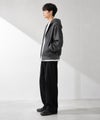 NAVY ブリーズデニム フルジップパーカー メンズ商品サムネイル-9