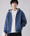 NAVY  ブリーズデニム フルジップパーカー メンズ商品サムネイル-12