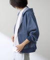NAVY ブリーズデニム フルジップパーカー メンズ商品サムネイル-14