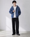 NAVY ブリーズデニム フルジップパーカー メンズ商品サムネイル-17
