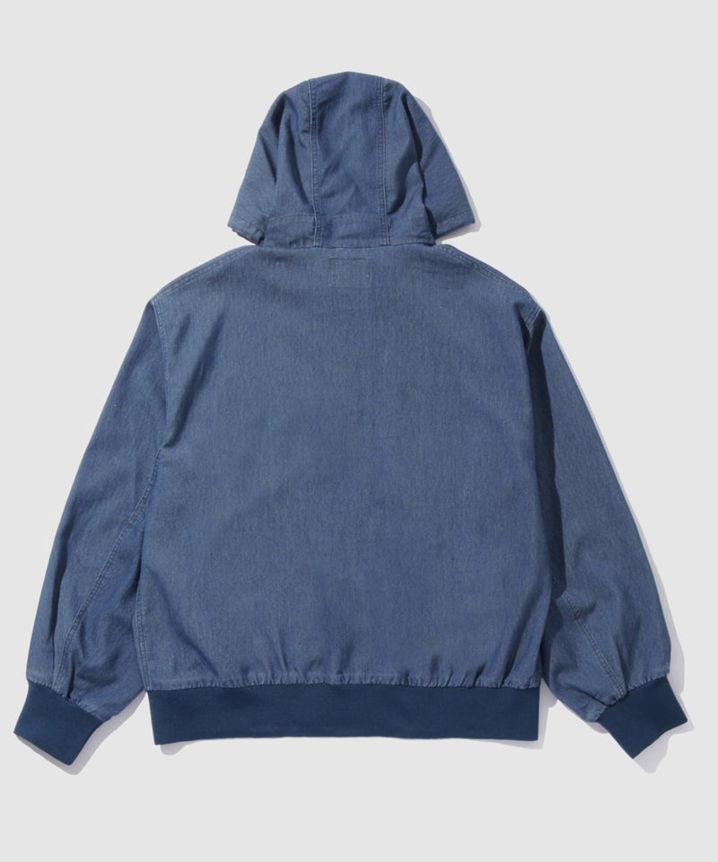 NAVY ブリーズデニム フルジップパーカー メンズ商品画像-23
