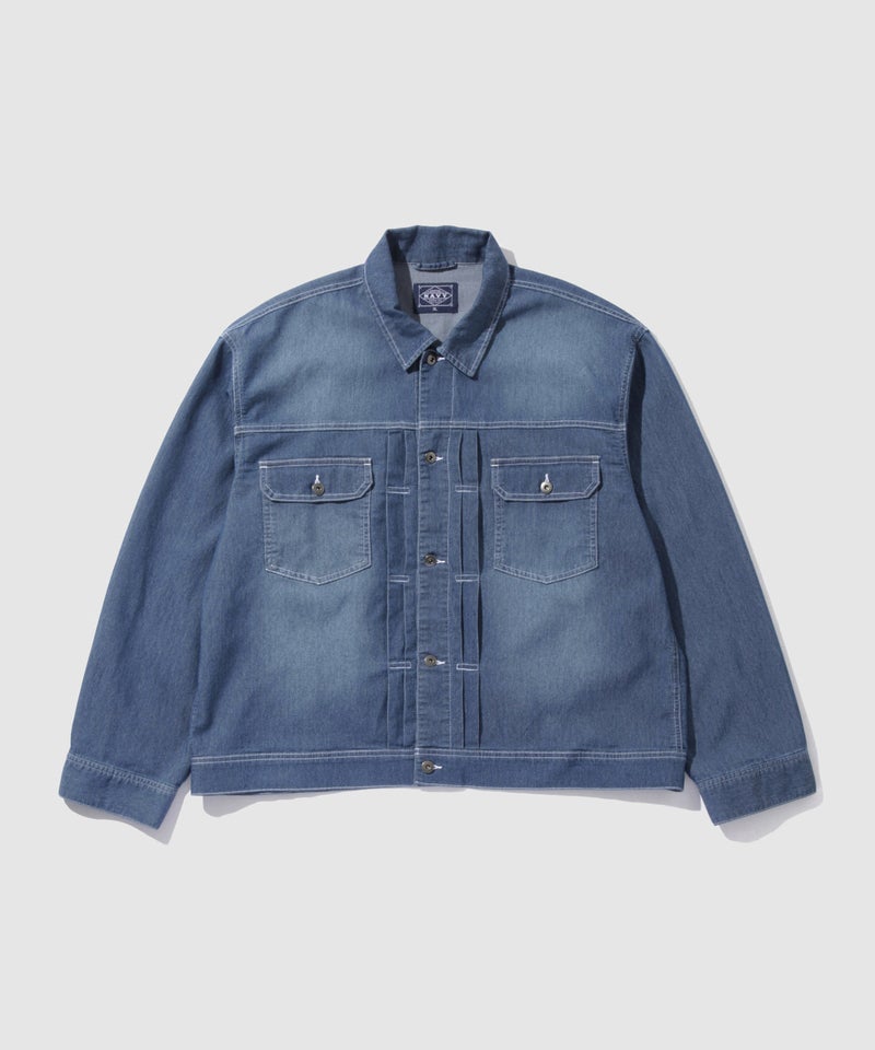 [期間限定価格]NAVY  ブリーズデニム Type2ジャケット メンズ商品画像-1