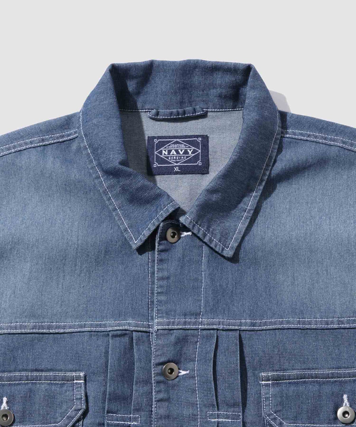 NAVY ブリーズデニム Type2ジャケット メンズ