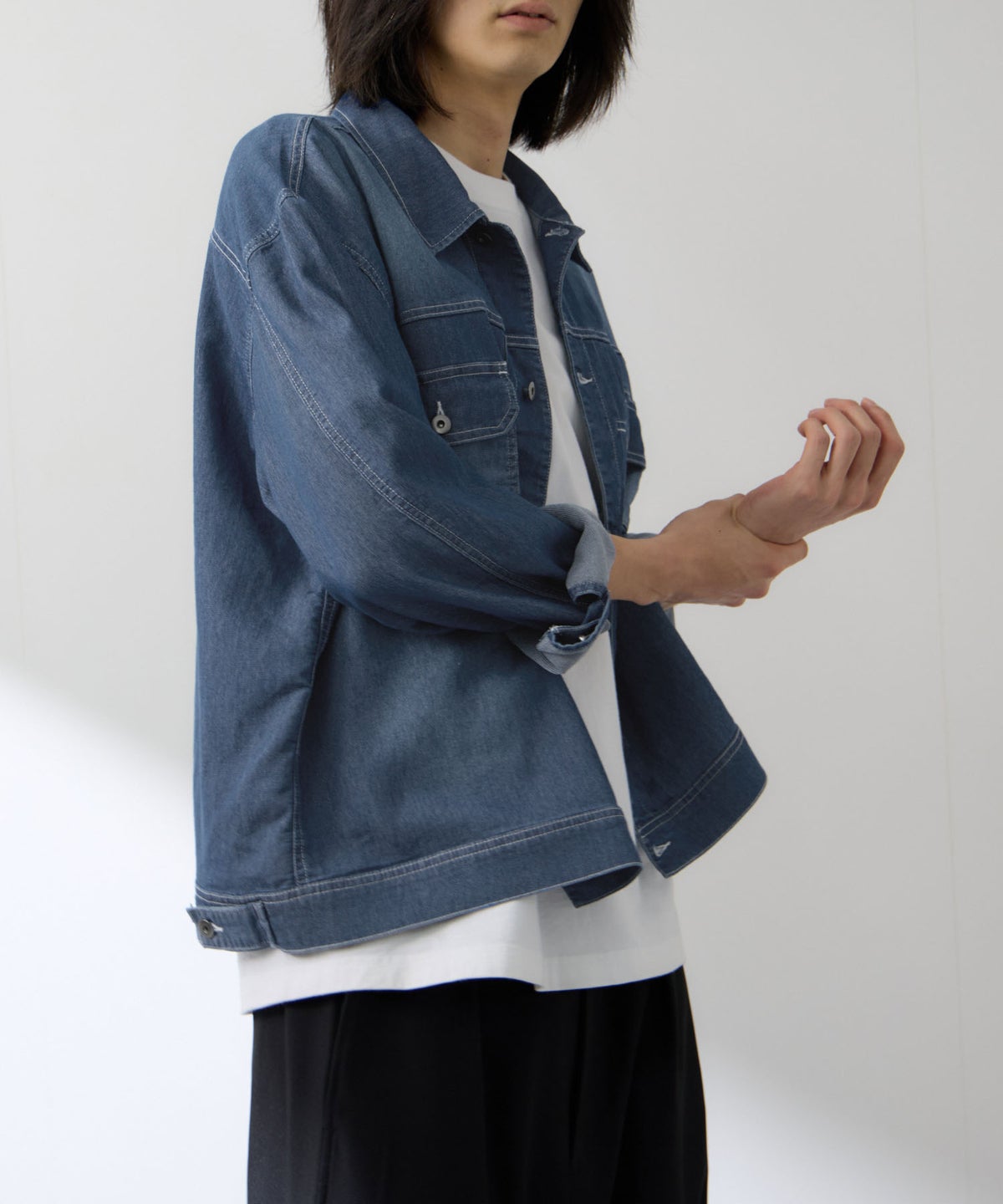 NAVY ブリーズデニム Type2ジャケット メンズ