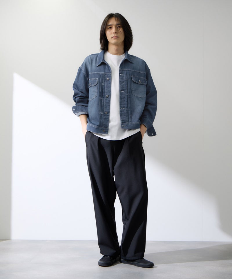NAVY ブリーズデニム Type2ジャケット メンズ商品画像-6