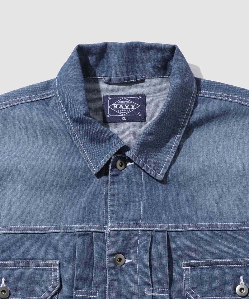 NAVY ブリーズデニム Type2ジャケット メンズ商品画像-16