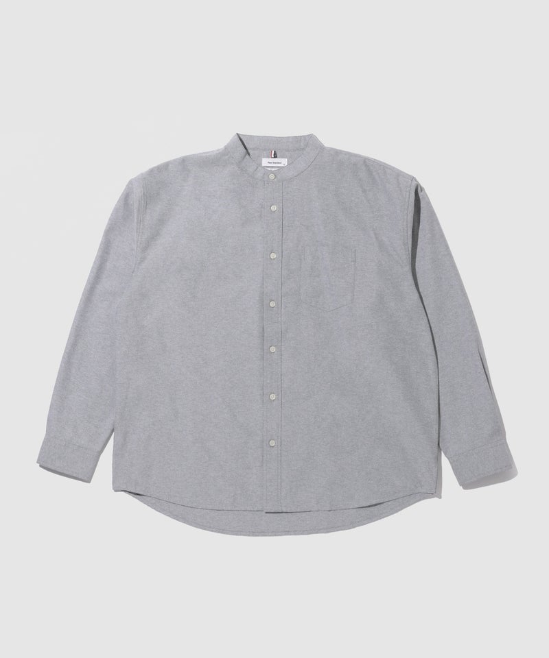 Real Standard  オックス長袖バンドカラーシャツ メンズ商品画像-3