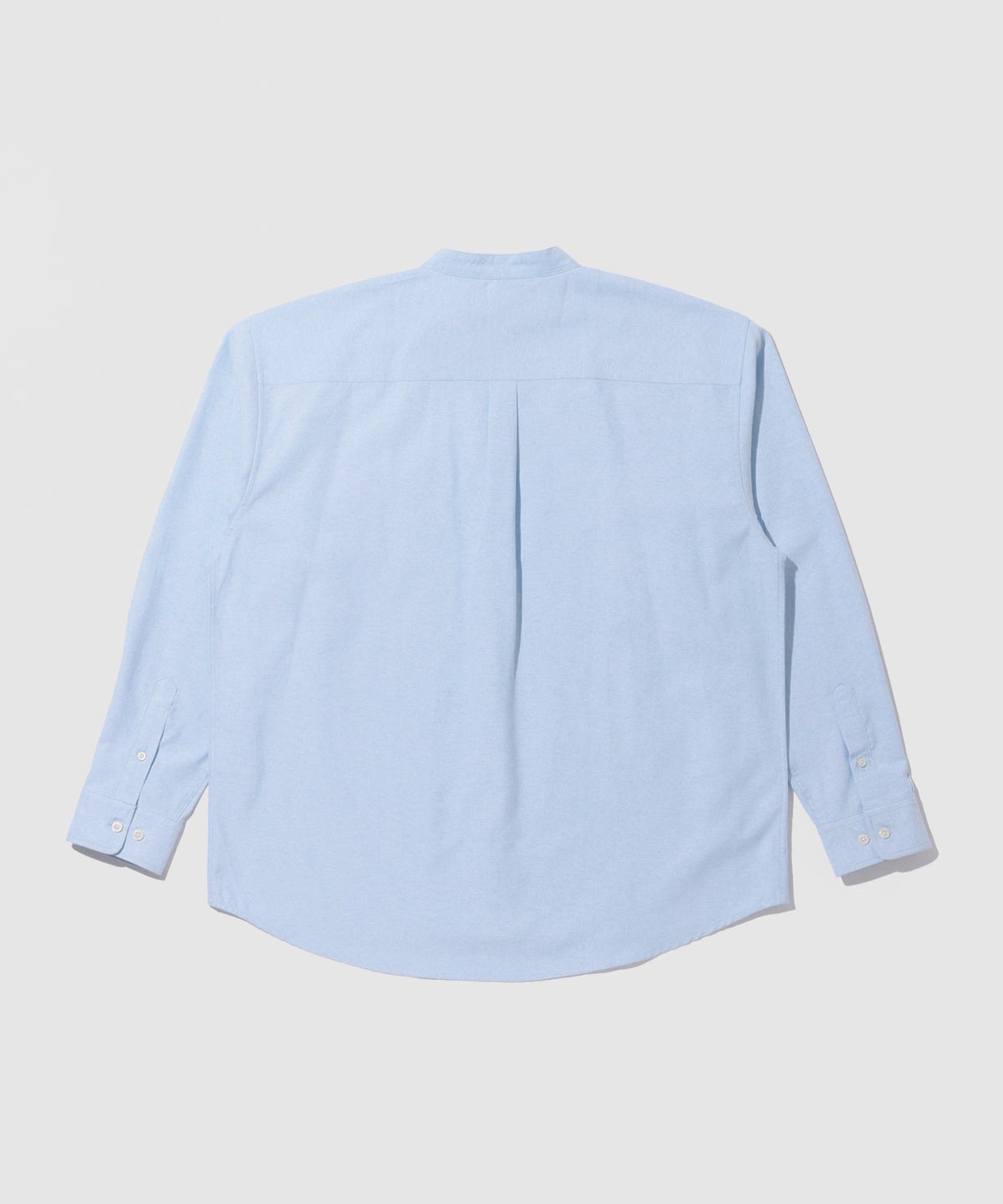 Real Standard オックス長袖バンドカラーシャツ メンズ