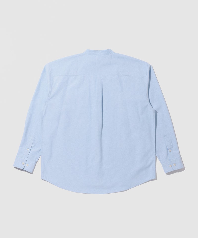 Real Standard オックス長袖バンドカラーシャツ メンズ商品画像-5