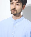 Real Standard  オックス長袖バンドカラーシャツ メンズ商品サムネイル-8