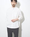 Real Standard オックス長袖バンドカラーシャツ メンズ商品サムネイル-11