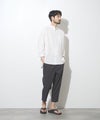 Real Standard オックス長袖バンドカラーシャツ メンズ商品サムネイル-12