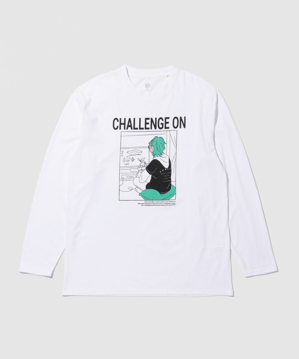 T-GRAPHICS ラインアート長袖Tシャツ メンズ