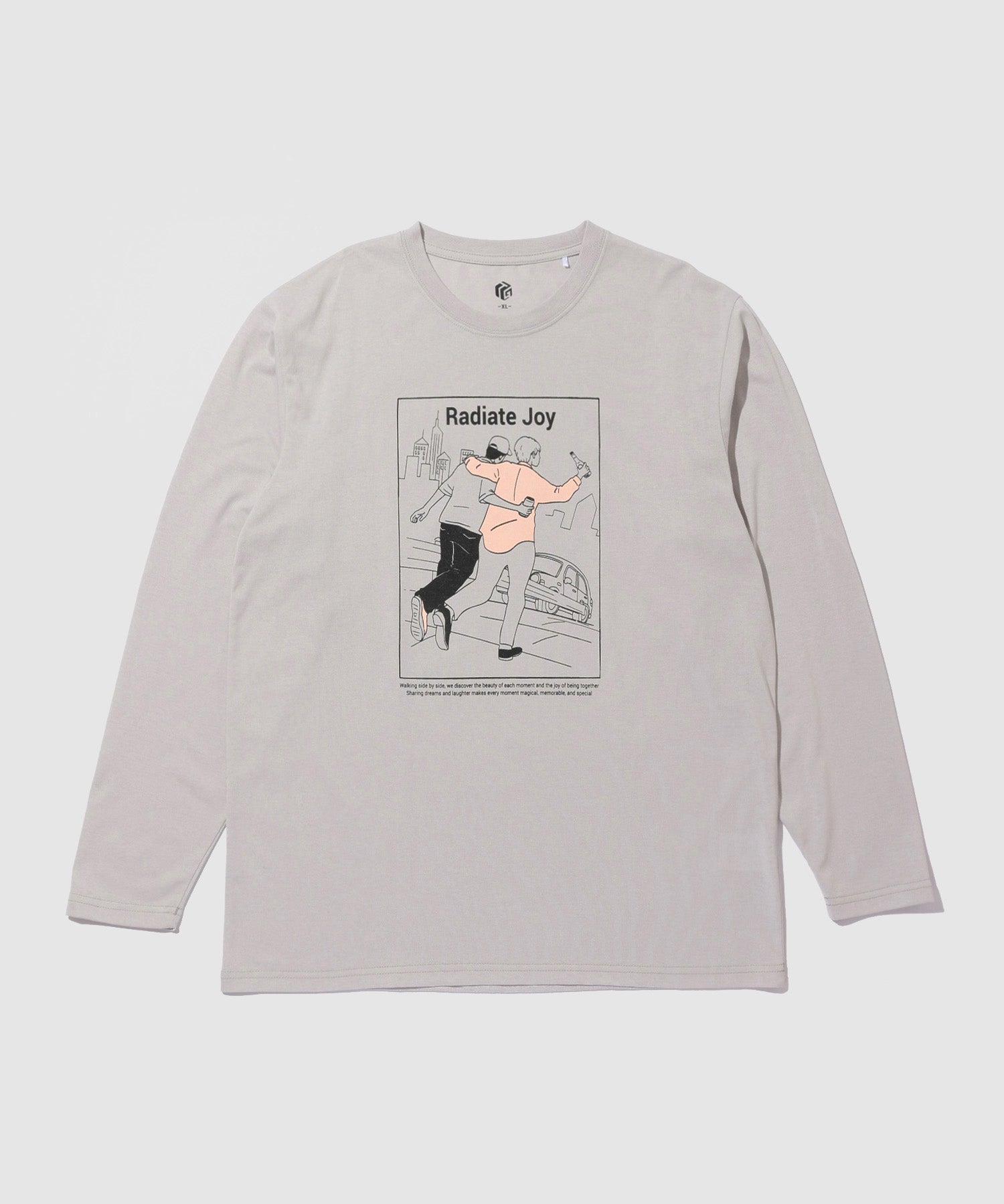 T-GRAPHICS ラインアート長袖Tシャツ メンズ