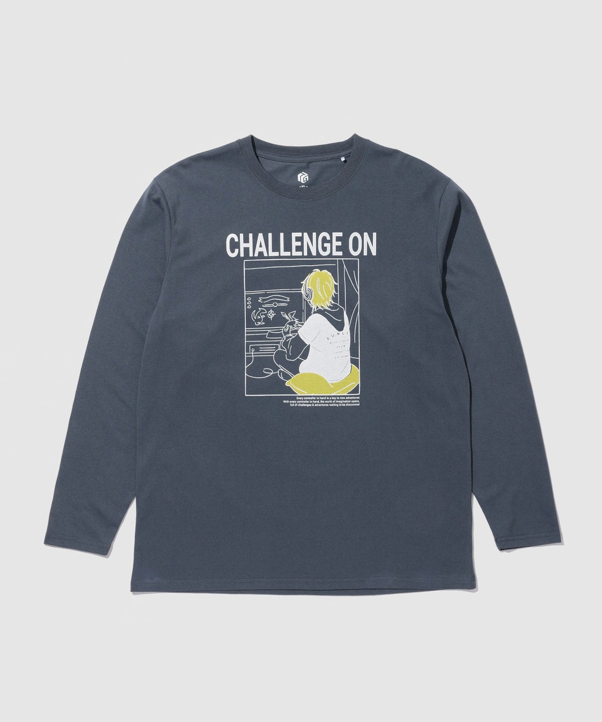 T-GRAPHICS ラインアート長袖Tシャツ メンズ