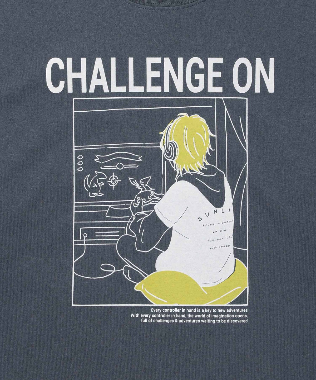 T-GRAPHICS ラインアート長袖Tシャツ メンズ