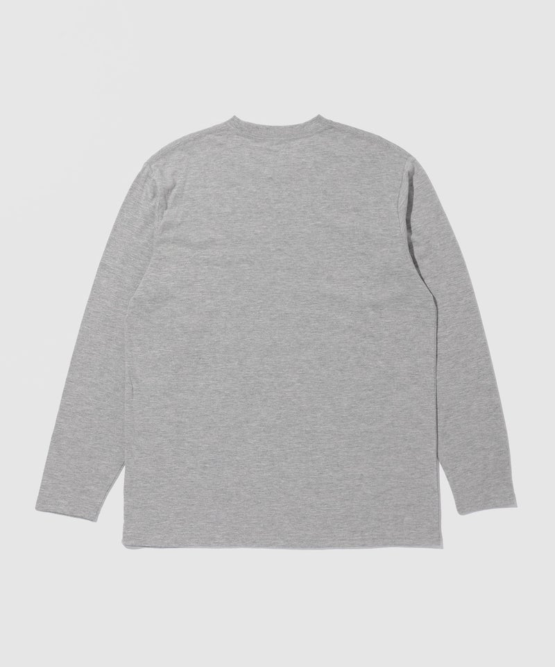 T-GRAPHICS  ワンポイント刺繍長袖Tシャツ メンズ商品画像-6